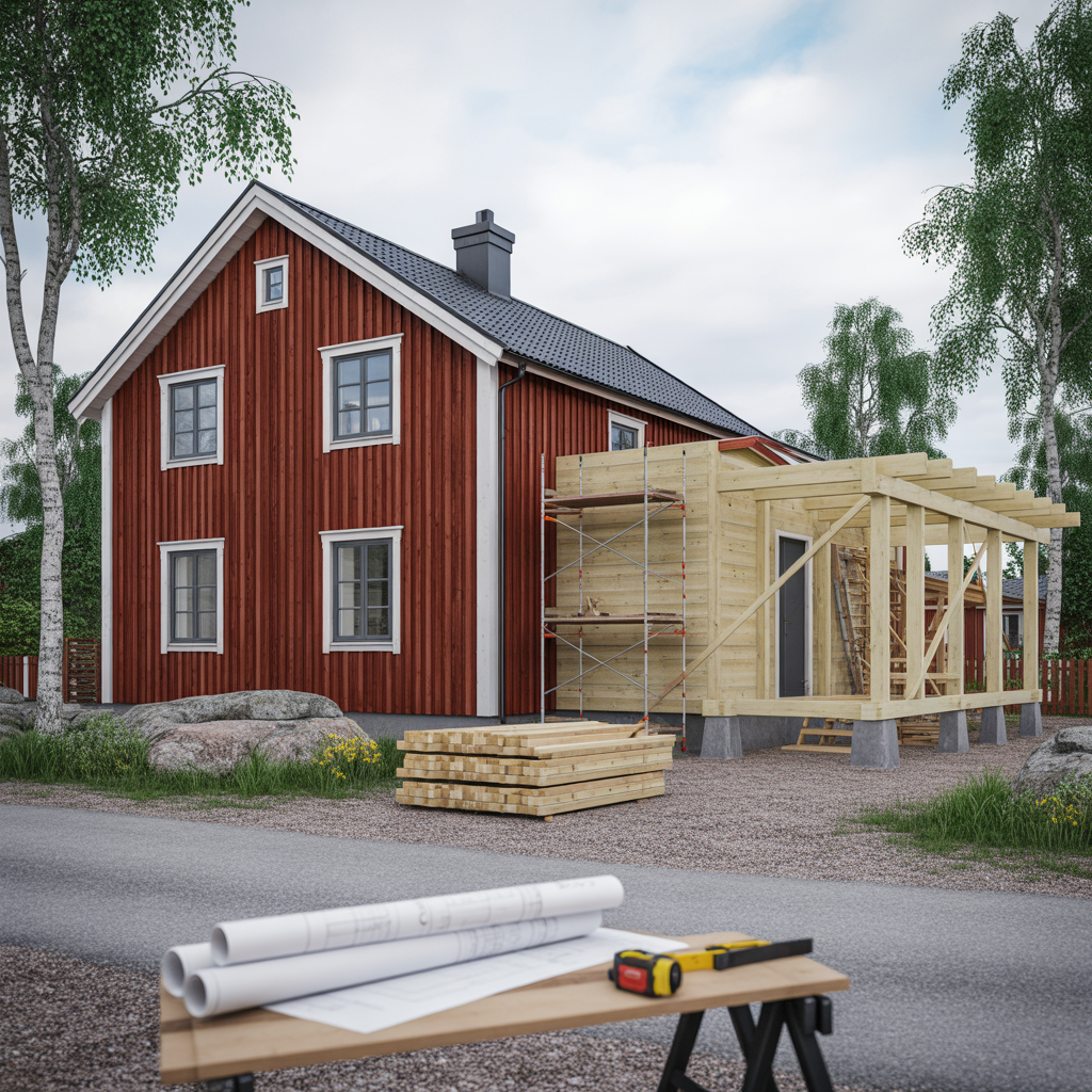 bygglov for tillbyggnad kostnad handlaggning och krav