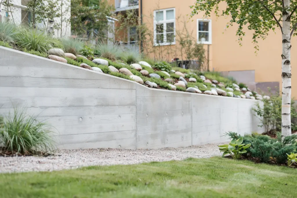 anl ggning av st dmur i platsgjuten betong p s dermalm stockholm