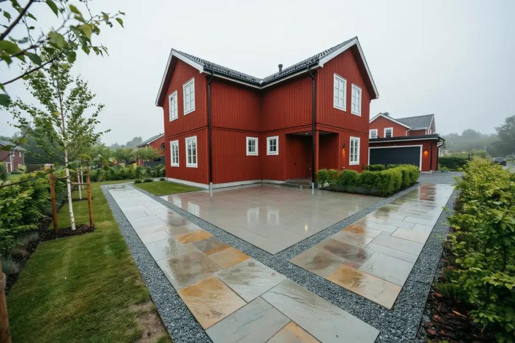 stens ttning eller betongplattor s v ljer du r tt l sning f r uteplats g ngar och uppfart