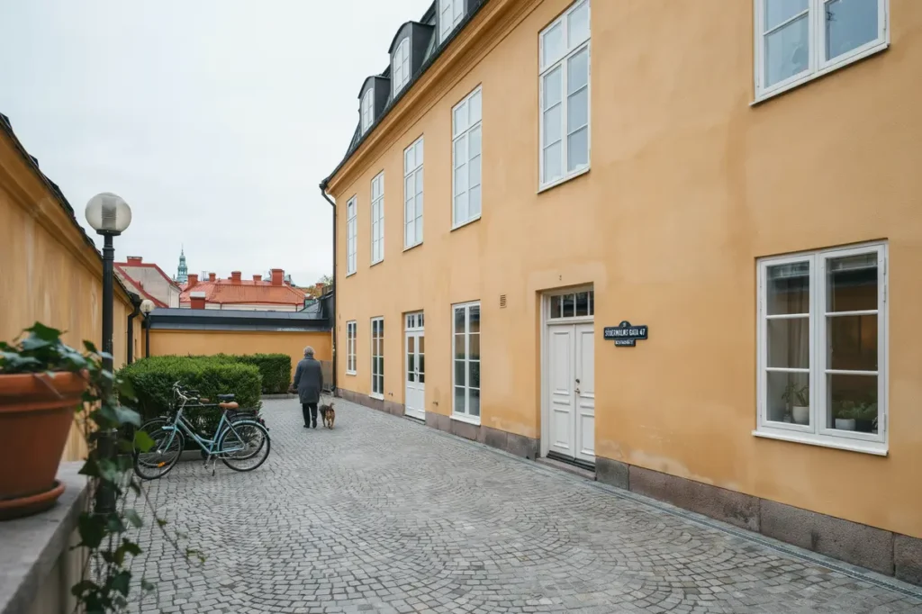 dr nering runt flerbostadshus och innerg rd p s dermalm stockholm
