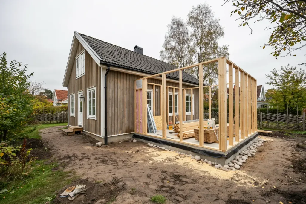 planera uterum mot huset bygglov grund och material som h ller i l ngden